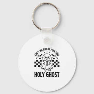 Halloween Geest Heilige Geest Grappige Vintage Dam Sleutelhanger