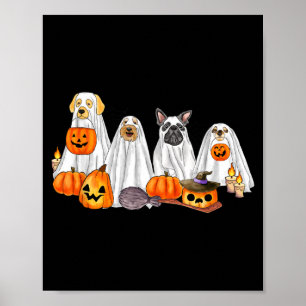 Halloween Geest Honden _ Halloween Cuteness Overlo Poster