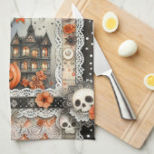 Halloween Geest Patchwork Theedoek (Quarter Fold)