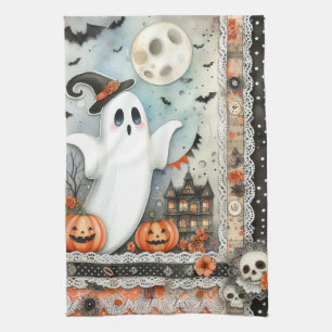 Halloween Geest Patchwork Theedoek