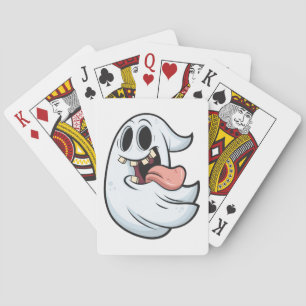 Halloween geest pokerkaarten