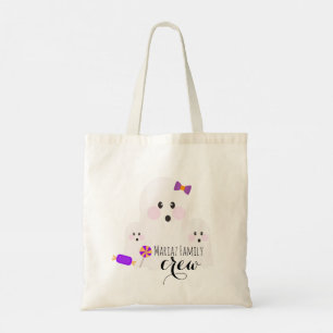 Halloween Geest Pompoen Booooo Crew Familie Tote Bag