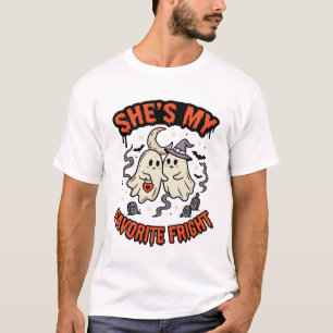 Halloween Geest Romantiek Humor T-shirt