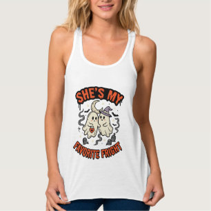 Halloween Geest Romantiek Humor Tanktop
