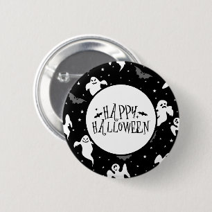 Halloween Geest Speld Ronde Button 5,7 Cm