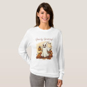 Halloween geest t-shirt (Voorkant volledig)