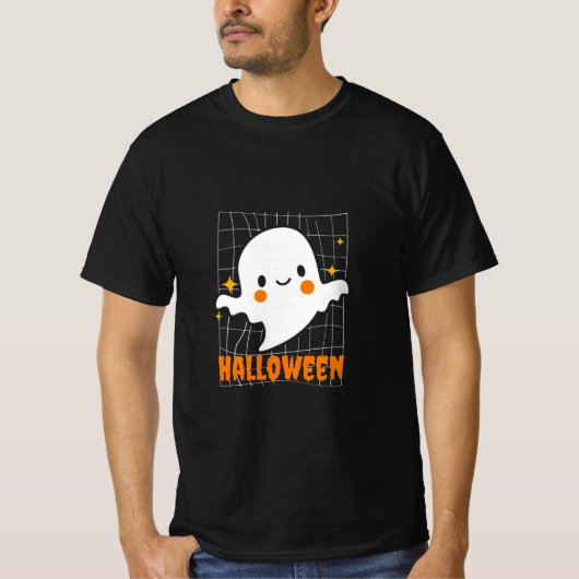 Halloween geest t-shirt (Voorkant)