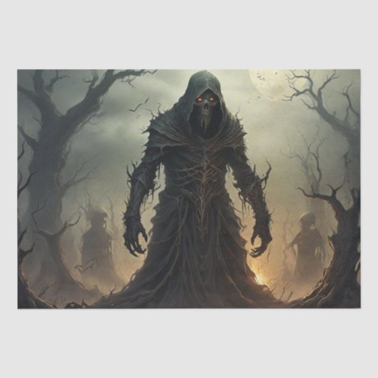 Halloween Geest Tissuepapier (Voorkant)