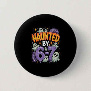 Halloween Geesten 67 Six Seven Meme 1 (25) Ronde Button 5,7 Cm
