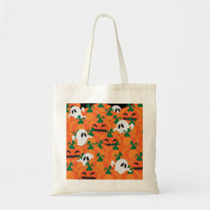 Halloween Geesten Behekste Pompoen Vlek Tote Bag