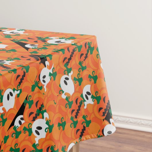 Halloween Geesten Behekste Pompoenveld Tafelkleed (Voorbeeld)
