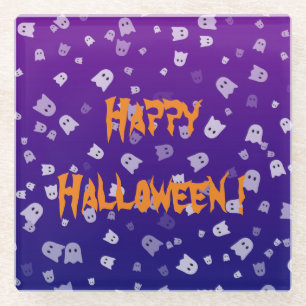 Halloween Geesten Glazen Onderzetter
