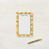 Halloween Geesten Pompoen Vleermuizen Gele Notitie Post-it® Notes (Op bureau)
