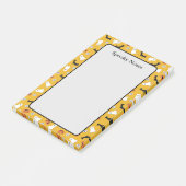 Halloween Geesten Pompoen Vleermuizen Gele Notitie Post-it® Notes (Schuin)