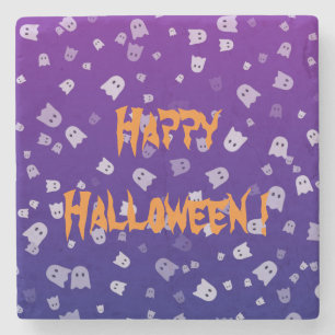 Halloween Geesten Stenen Onderzetter