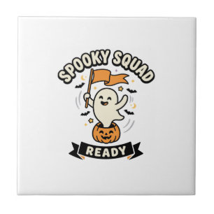 Halloween Geesten Team Tegeltje