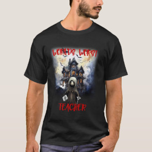 Halloween Geestige Grappige Satire Enge Werelds Sl T-shirt