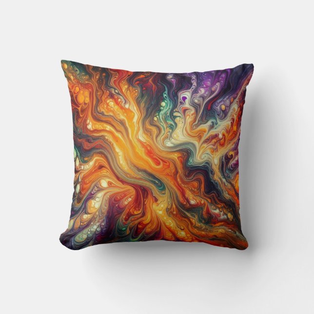Halloween Geïnspireerd / Vuurwerk / Stropdas-Dye P Kussen (Voorkant)