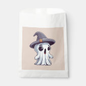 Halloween: Geist mit Hut -  Bedankzakje (Voorkant)