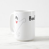 Halloween Gekke Ghost Koffiemok (Voorkant links)