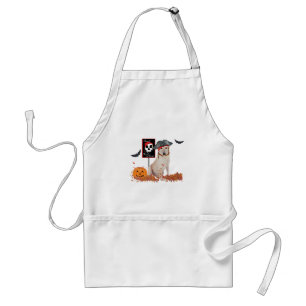 Halloween gele Labrador Retriever Standaard Schort