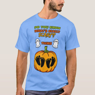 Halloween Gender onthulling Twins Baby shower Part T-shirt
