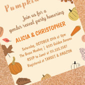 Halloween Genèse révéler les invitations Automne