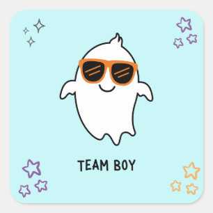 Halloween Genre Révéler Garçon Ghost Sticker de vo
