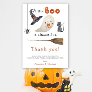 Halloween Gentil Fantôme merci baby shower