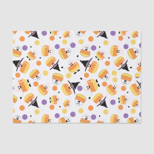 Halloween Geschenk Tissue Papier (Voorkant)
