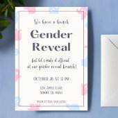 Halloween Geslacht onthullen brunch uitnodiging