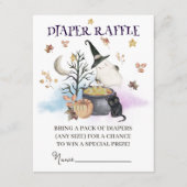 Halloween Geslacht Onthulling Luier Raffle. Informatiekaartje (Voorkant)