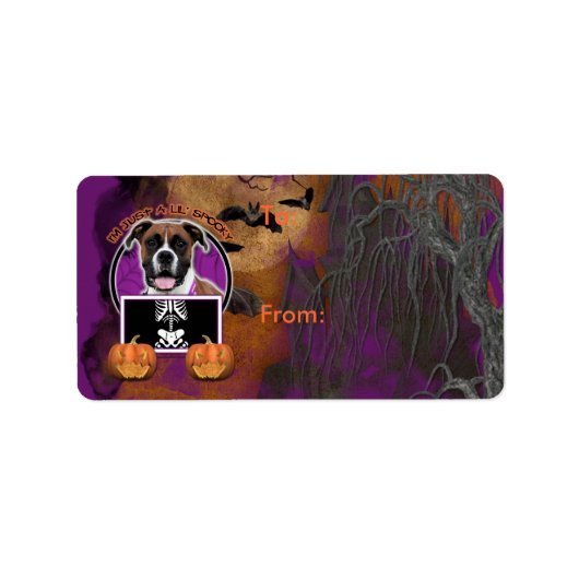 Halloween - Gewoon een Lil Spooky - Boxer - Vindy Etiket (Voorkant)