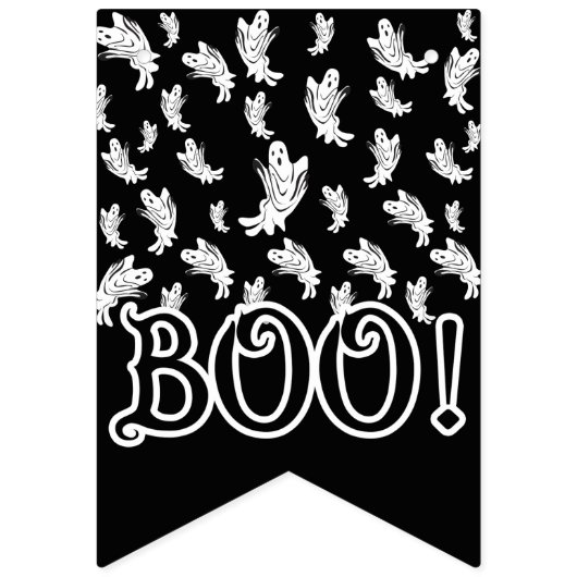 Halloween - gewoon vrolijk 'Happy Haunting' Vlaggetjes (Eerste vlag)