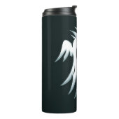 Halloween Ghost aangepaste naam tumbler Thermosbeker (Gedraaid links)