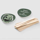 Halloween Ghost aangepaste tekst hand fan set Handwaaier (Niet-gemonteerd)