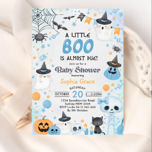 Halloween Ghost Baby shower Party Kaart
