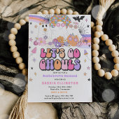 Halloween Ghost Bachelorette Let's Go Ghouls Kaart