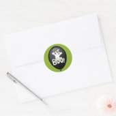 Halloween Ghost Balloon sticker (Envelop)