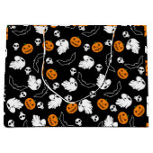Halloween Ghost Bats Skull Pumpkin Groot Cadeauzakje (Voorkant)