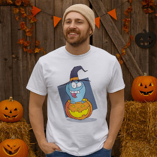 Halloween Ghost beroemd gemaakt door Pumpkin Spook T-shirt