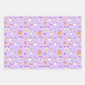 Halloween Ghost Birthday Inpakpapier Vel (Voorkant 3)