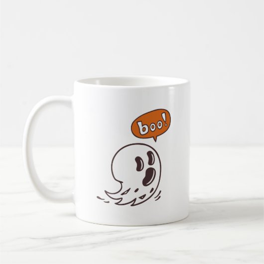 Halloween Ghost Bog Mug (Gauche)
