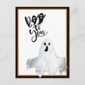 Halloween Ghost Boo aan je hoofd Briefkaart (Voorkant)