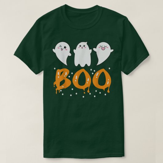 Halloween Ghost Boo Cute T-shirt (Design voorkant)