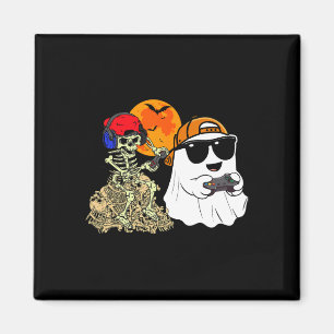 Halloween Ghost Boys Kinder Gaming Scary Skeleton Magneet