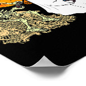 Halloween Ghost Boys Kinder Gaming Scary Skeleton Poster (Hoek)