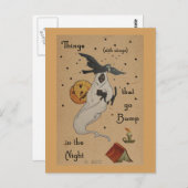 Halloween Ghost Briefkaart (Voorkant / Achterkant)