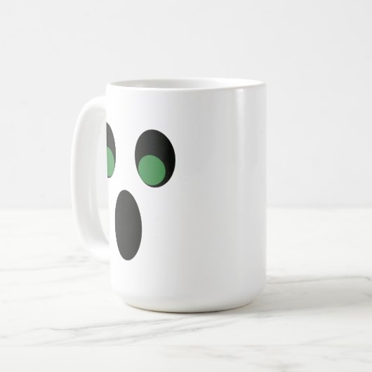 Halloween Ghost Café Mug 15 oz (Devant gauche)