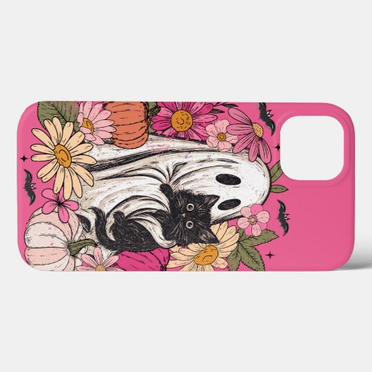 Halloween Ghost Cat iPhone / coque ipad (Verso (horizontal))